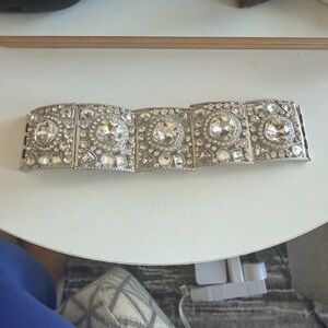 Silver Rhinestone Apple Ultra 49mm Watch Bracelet